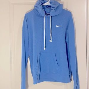 Nike Sky Blue hoodie with dot fabric - so cozy :)